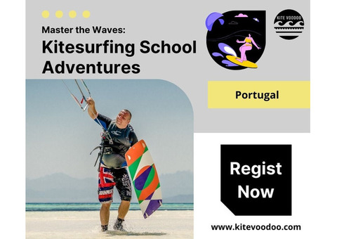 Master the Waves: Kitesurfing School Adventures in Portugal