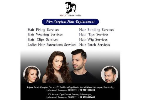 Hair Replacement in Dilsukhnagar Hyderabad.☎+91-9121330502