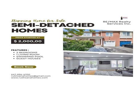Your Dream Semi-Detached Home to Buy in Brampton
