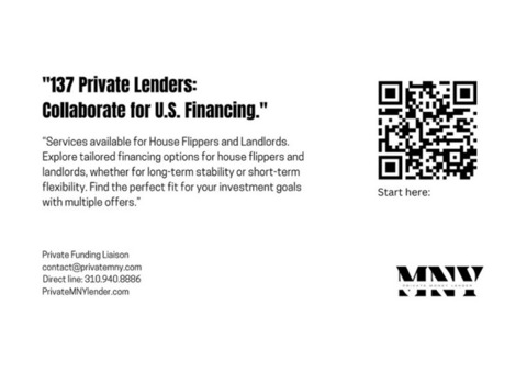 Private Money  Lender - Real Estate Funding: Deal First, Credit Second
