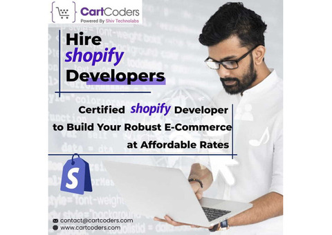Hire Shopify Developers from CartCoders: Boost your eCommerce Business
