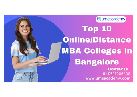 Top 10 Online/Distance MBA Colleges in Bangalore