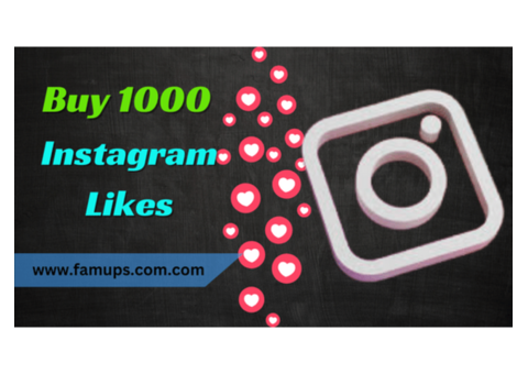 Buy 1000 Instagram Likes To Boost Your Instagram Presence