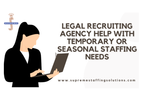 Legal Recruiting Agency Help with Temporary Staffing Needs?