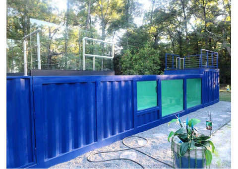 Shipping Container Swimming Pools for Sale | Safe Room Designs