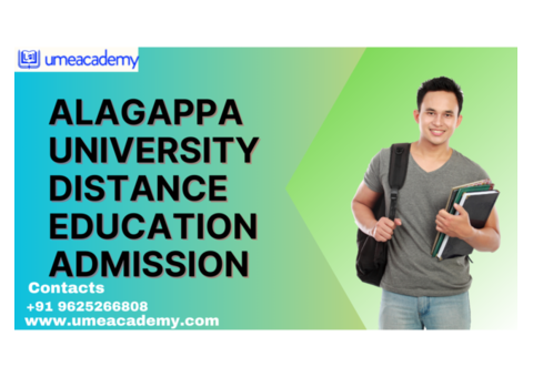Alagappa University Distance Education Admission