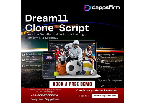 Empower Your Sports Betting Business with DappsFirm's Dream11 Clone