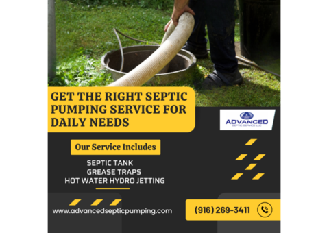 Get the Right Septic Pumping Service for Daily Needs