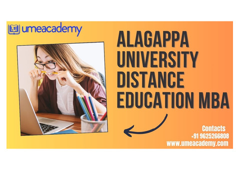 Alagappa University Distance Education Mba
