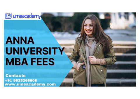 Anna University MBA fees