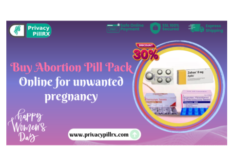 Buy Abortion Pill Pack online for unwanted pregnancy – 30% off