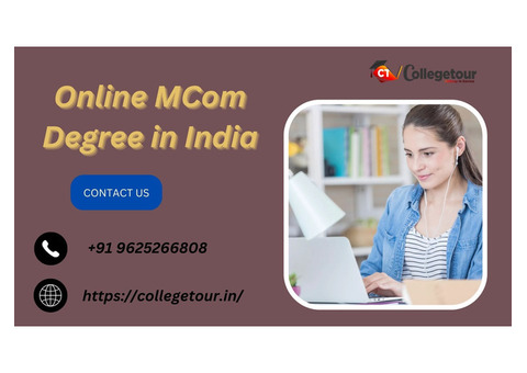 Online MCom Degree in India