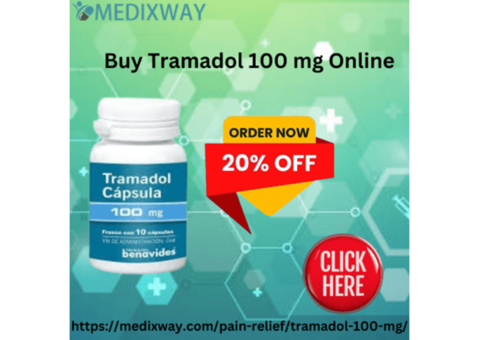 Buy Tramadol 100 mg Online for gripping offers from Medixway