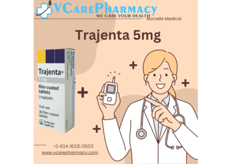Regulate Blood Sugar Safely- Trajenta 5 mg Tablets