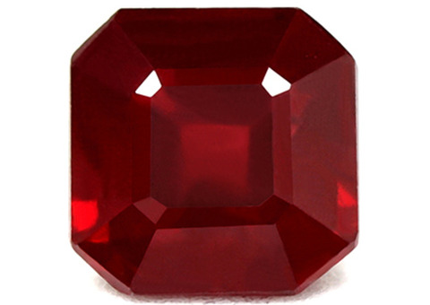 Find composite 1.80-carat Emerald Cut Ruby Gemstone