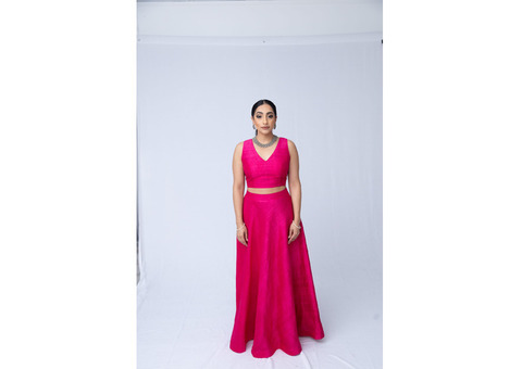 Embrace Vibrant Style with Pure Collection's Hot Pink 100 Skirt