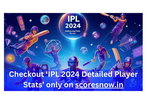 IPL 2024 Detailed Player Stats