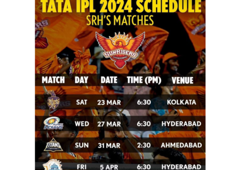 What is the SRH IPL 2024 Full Schedule?