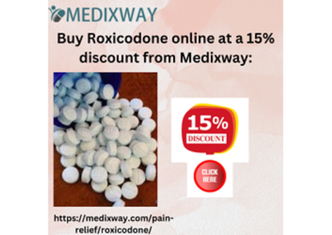 Buy Roxicodone online at a 15% discount from Medixway: