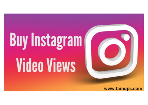 Buy Instagram Video Views - Real & Active Via Credit Card