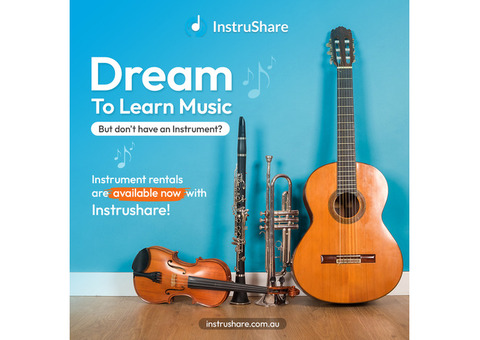 Rent Musical Instruments in Australia with Instrushare