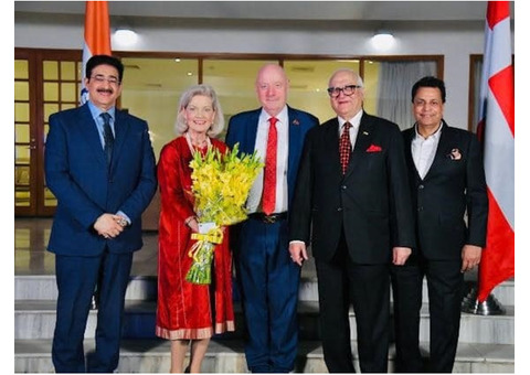 Sandeep Marwah as Special Guest at Denmark Ambassador’s Networking