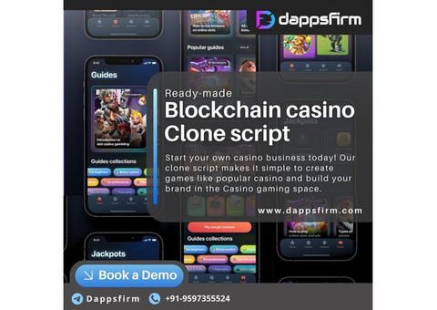 Next-Gen Gambling: Explore the Blockchain Casino Gameclone Script