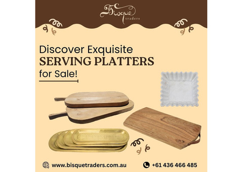 Discover Exquisite Serving Platters for Sale!