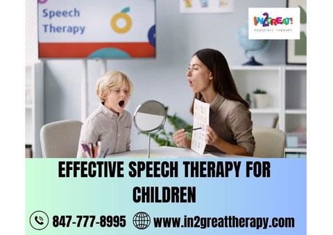 Effective Speech Therapy For Children Description: