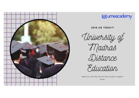 Madras University Distance Education Fees