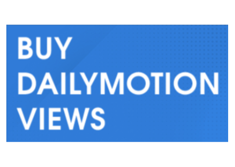 Buy Dailymotion Views – 100% Real, Non-Drop & Cheap