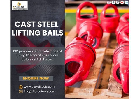 Cast steel lifting bails