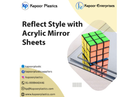Reflect Style with Acrylic Mirror Sheets