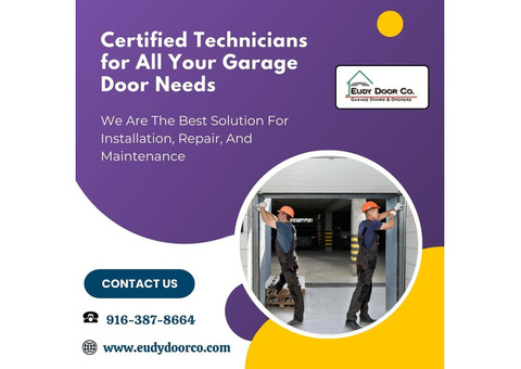 Certified Technicians for All Your Garage Door Needs