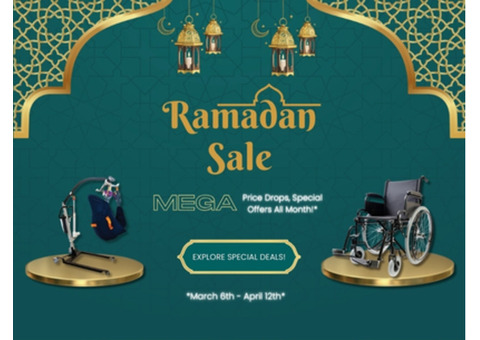 Get exclusive wheelchairs at attractive prices this Ramadan!