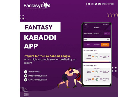 Fantasy Kabaddi App Developers