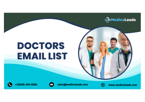 Get the Best Doctors Email List - 95% Data Accuracy Guaranteed