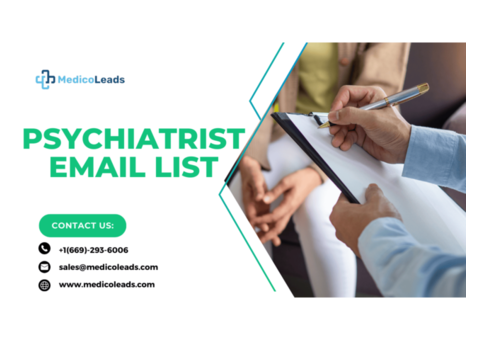 Best Psychiatrist Email List - Buy Now, 100% Verified Contacts!