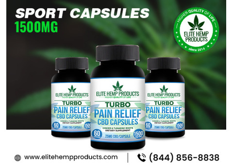 Elevate Your Wellness with Sport CBD Capsules - Elite Hemp Products