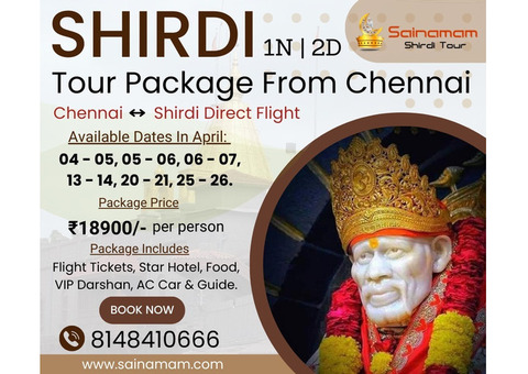 Direct Shirdi Tour Package-Grab the discount offer of Rs 500