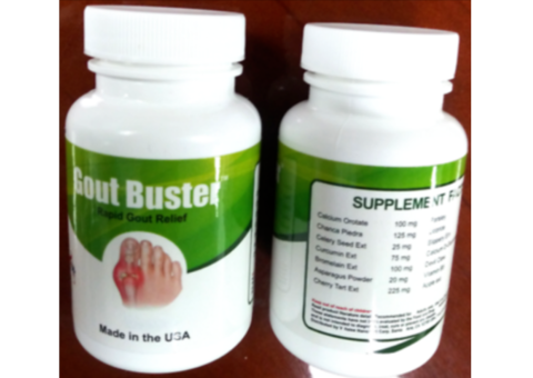 Buy Uric Acid Buster for Gout Relief