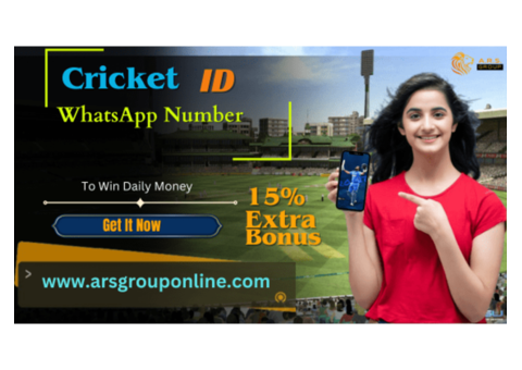 Get Online Cricket ID WhatsApp Number With 15% Welcome Bonus