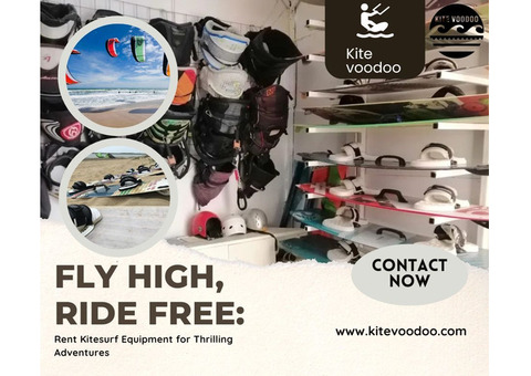 Fly High, Ride Free: Rent Kitesurf Equipment for Thrilling Adventures