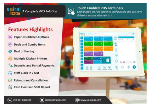 Restaurant Point of Sale Software | Fast Food Software | Spiral POS