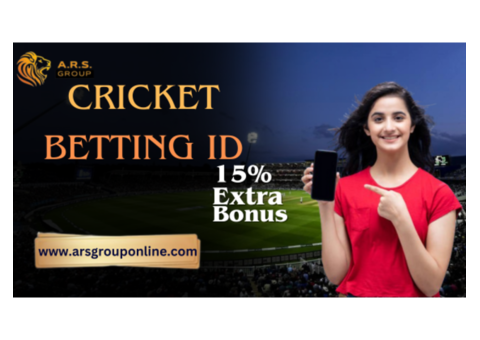 Best Cricket Betting ID  With 15% Welcome Bonus