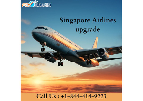 +1-844-414-9223 How to get a free seat upgrade on Singapore Airlines?