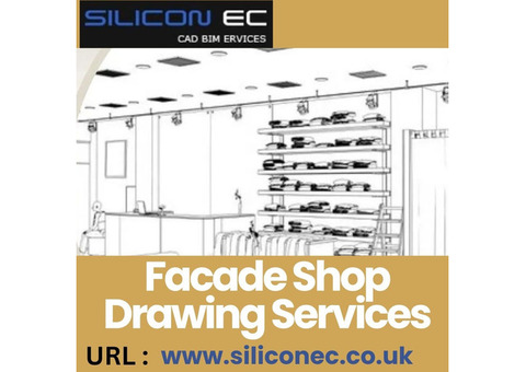 High-Quality of Facade Shop Drawing Services iin Glasgow