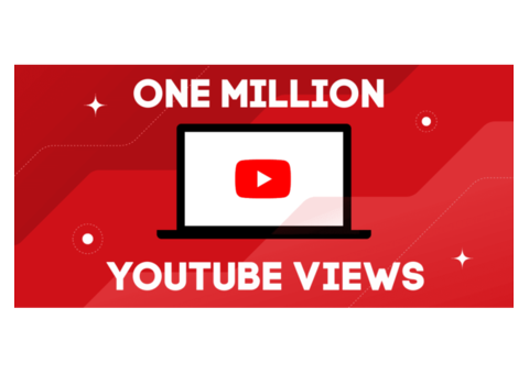 Buy 1 Million Views for YouTube With Fast Delivery