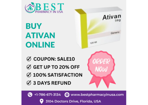 Order Ativan Online in USA