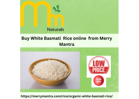 Buy Organic White Basmati Rice Online